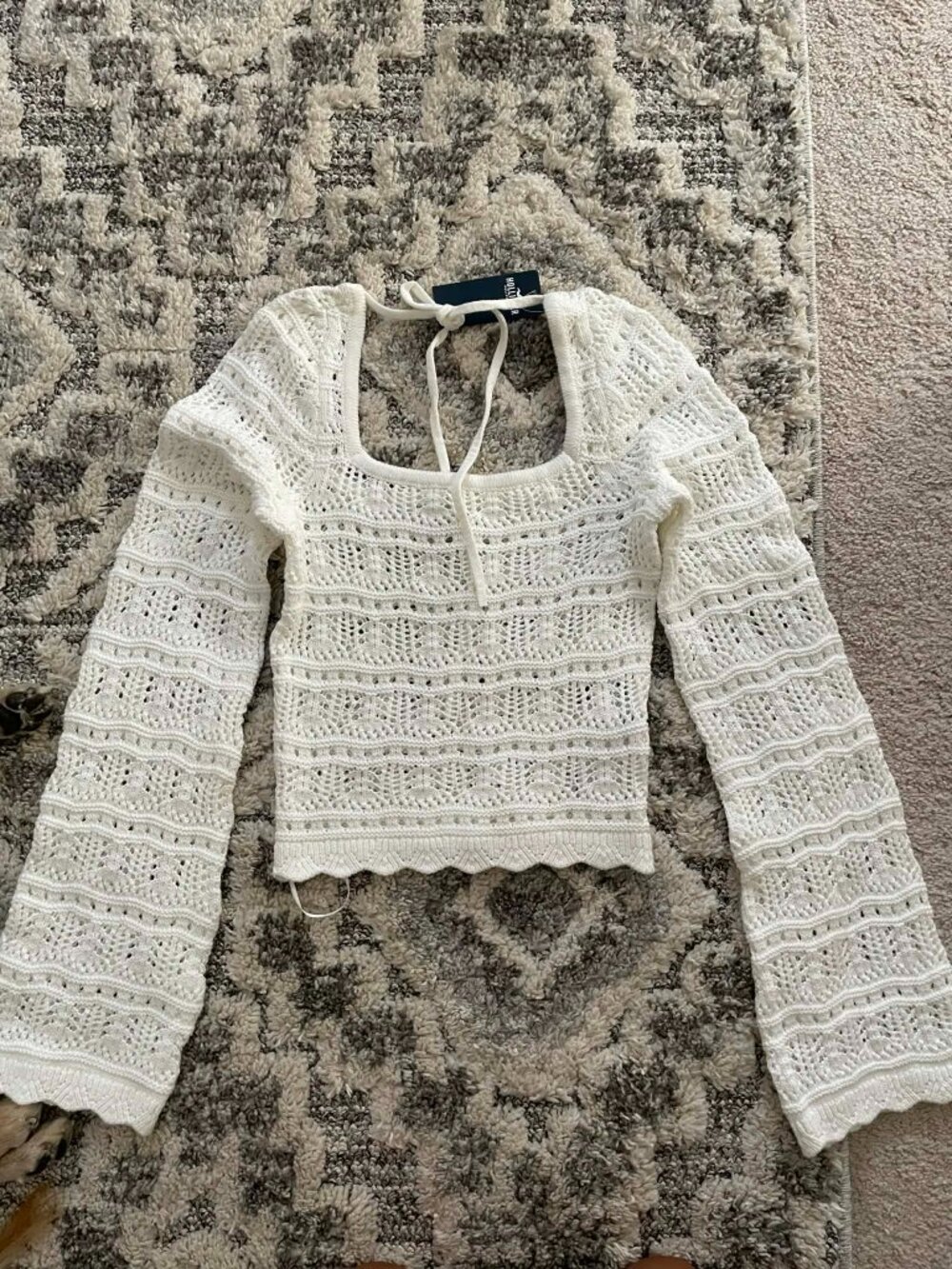 Crochet sweater